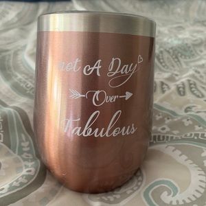 Rose Colored Tumbler